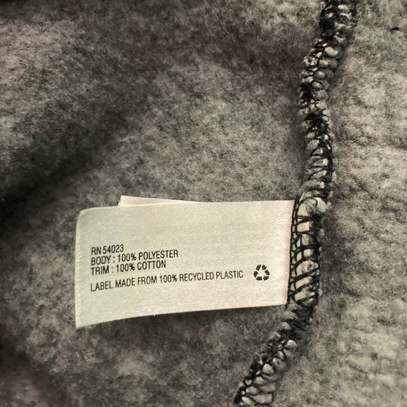 Gap Black and White Hooded Jacket Sz M - Picture 5 of 5